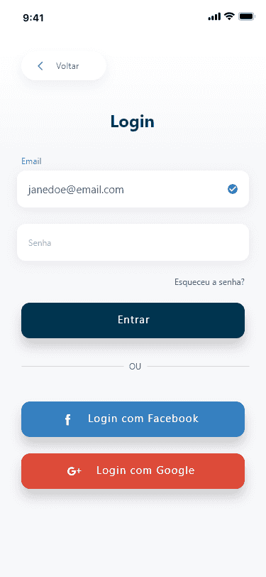 06 Apps Login Screen