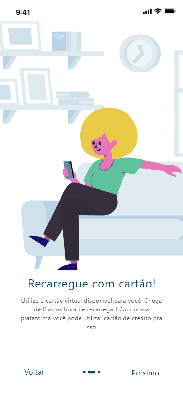 10 Apps First Steps Screen 2 Recharge with card